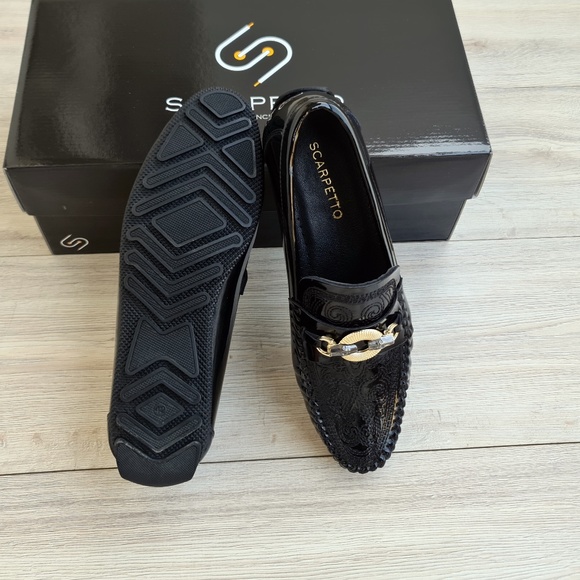Men\'s Embroidered Patent Leather Loafers main image 5